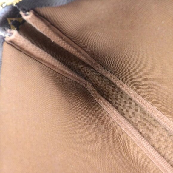 LOUIS VUITTON Pochette Accessoires Hand Bag Monogram Leather BN - Picture 13 of 14